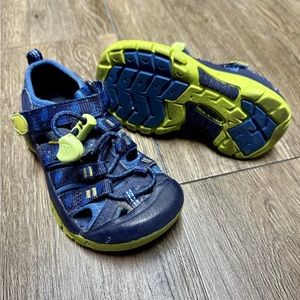 Keen Toddler 9 Sandals Blue and Green